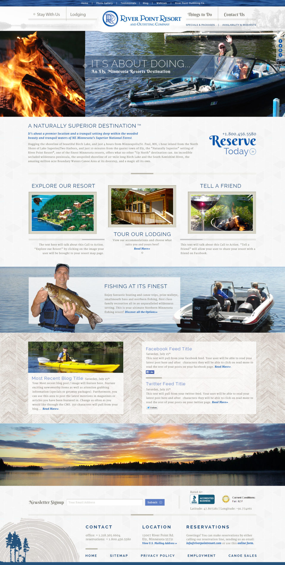 River Point Resort and Outfitting Company - Desktop