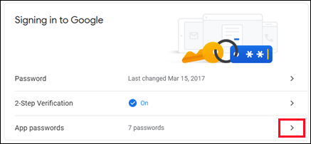signing in to google