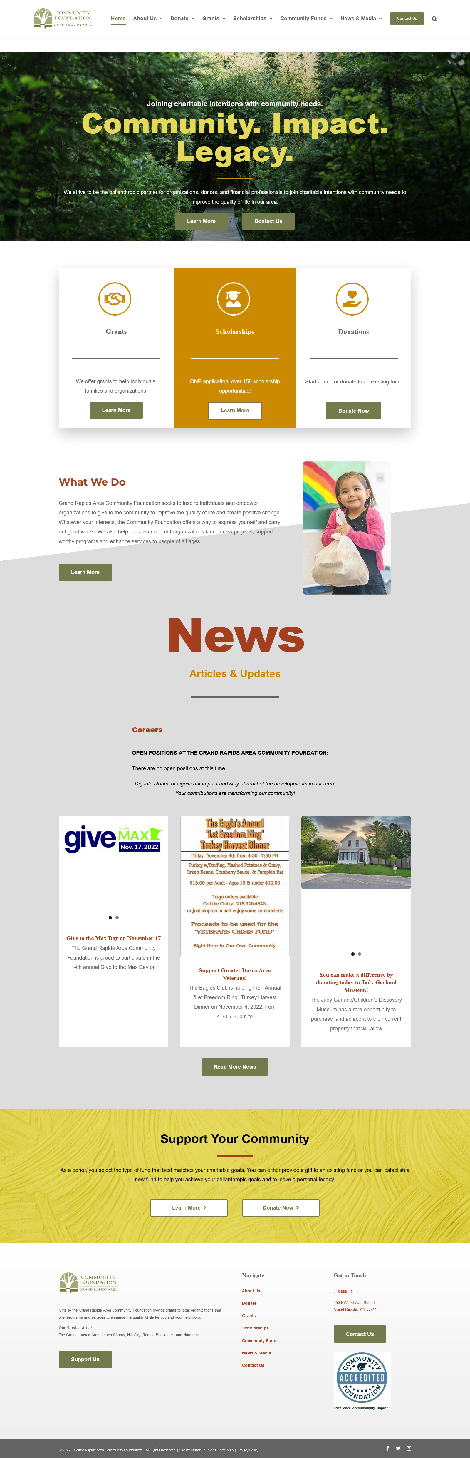 Grand Rapids Area Community Foundation - Desktop