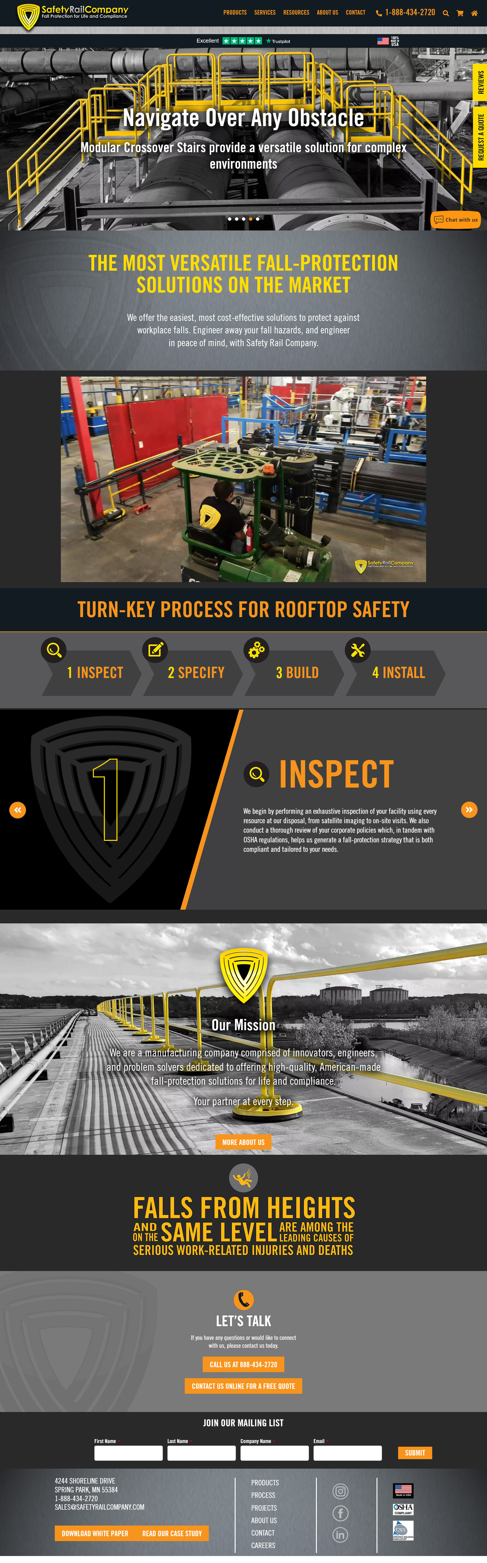 Safety Rail Company - Desktop