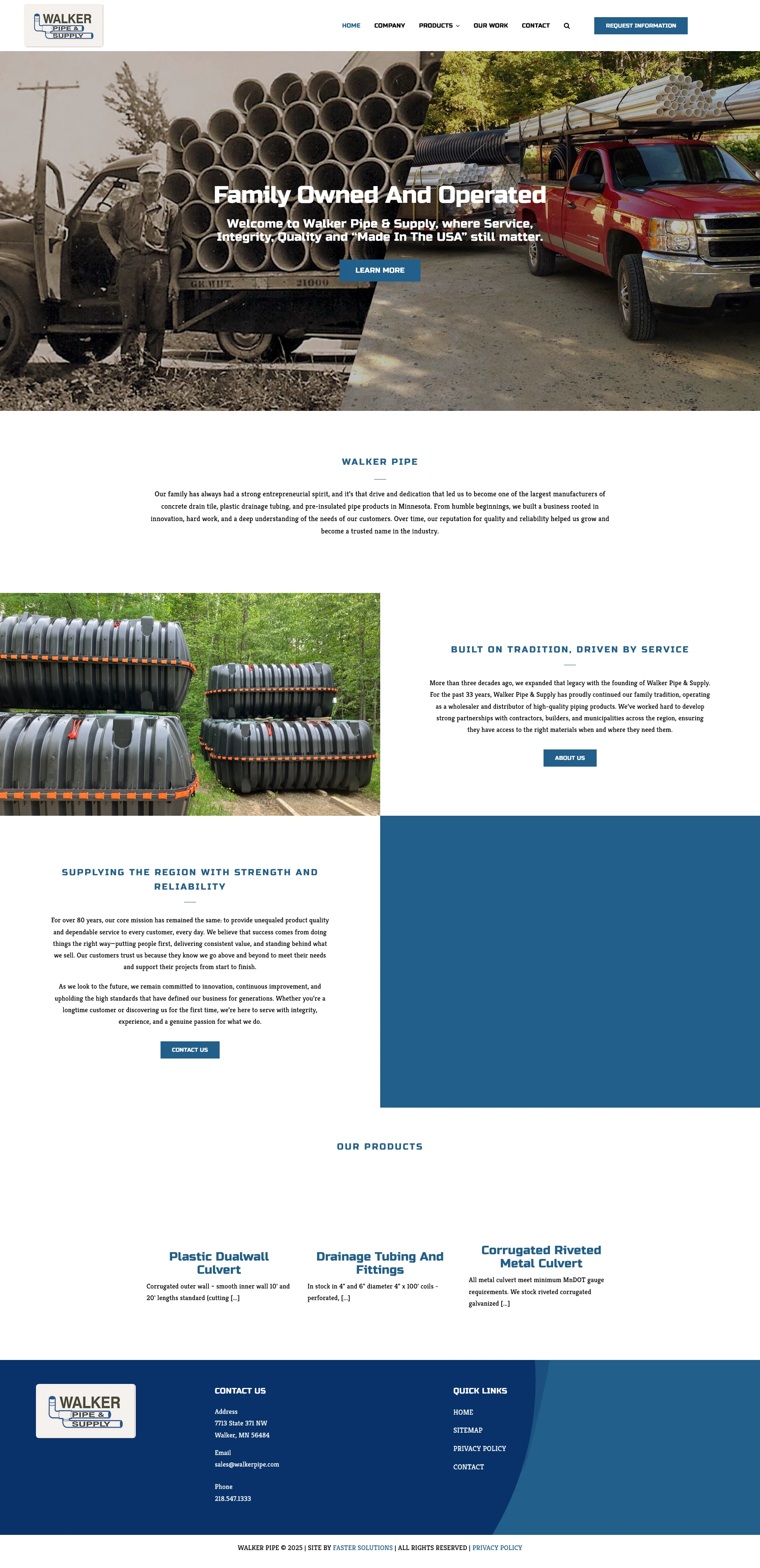 Walker Pipe & Supply - Desktop