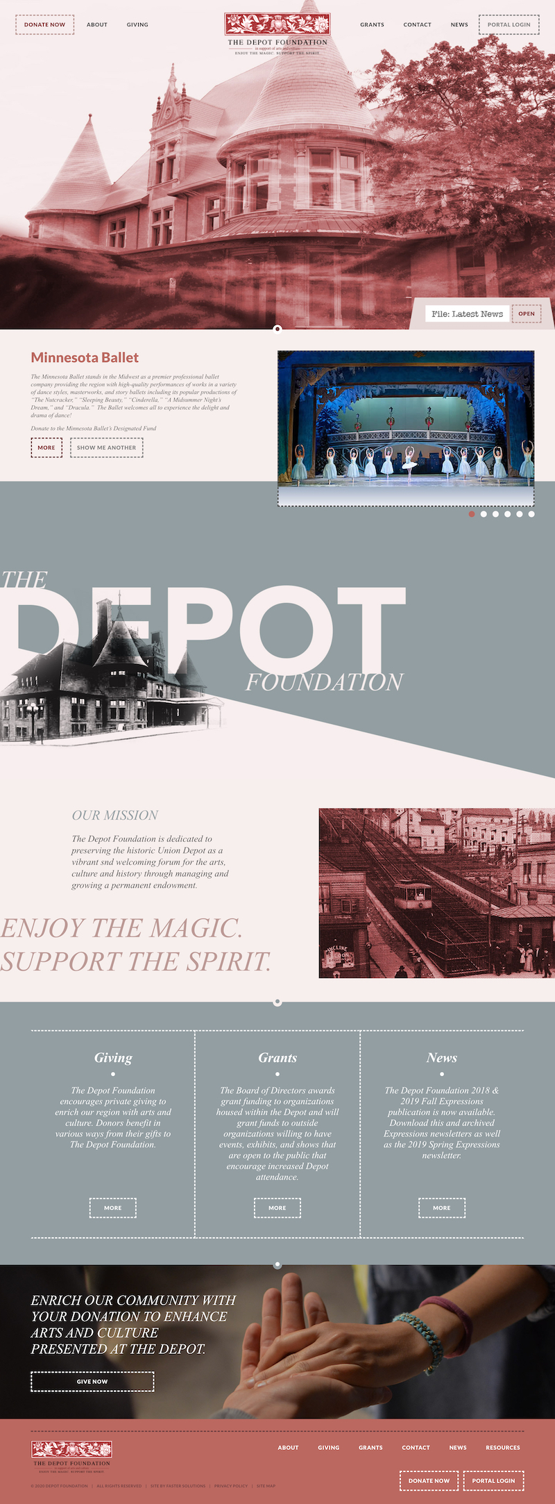 Depot Foundation - Desktop