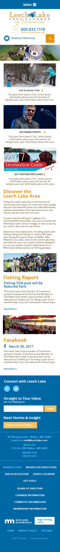 Leech Lake Area Chamber of Commerce - Mobile