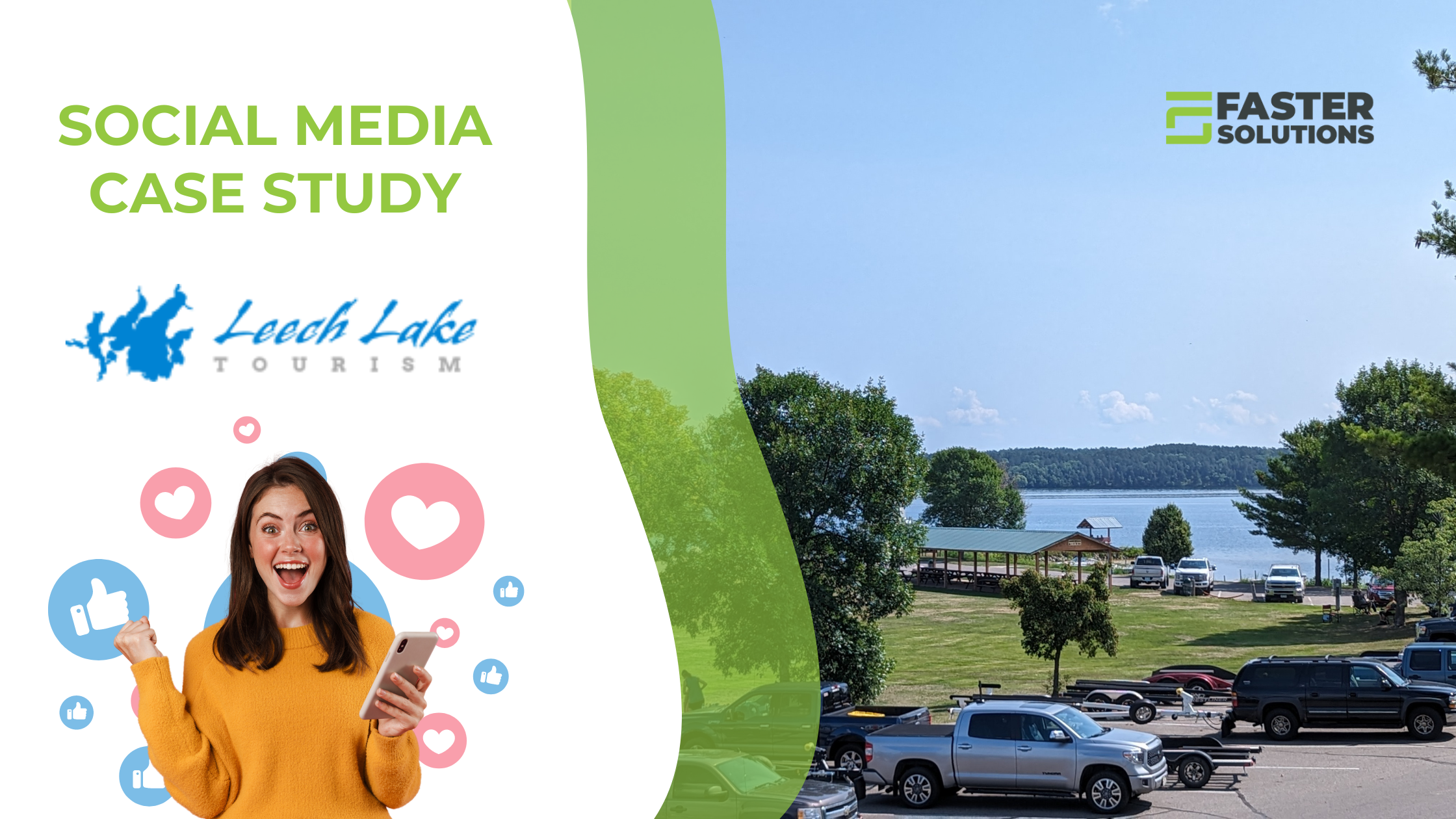 social media case study for Leech Lake Tourism Bureau