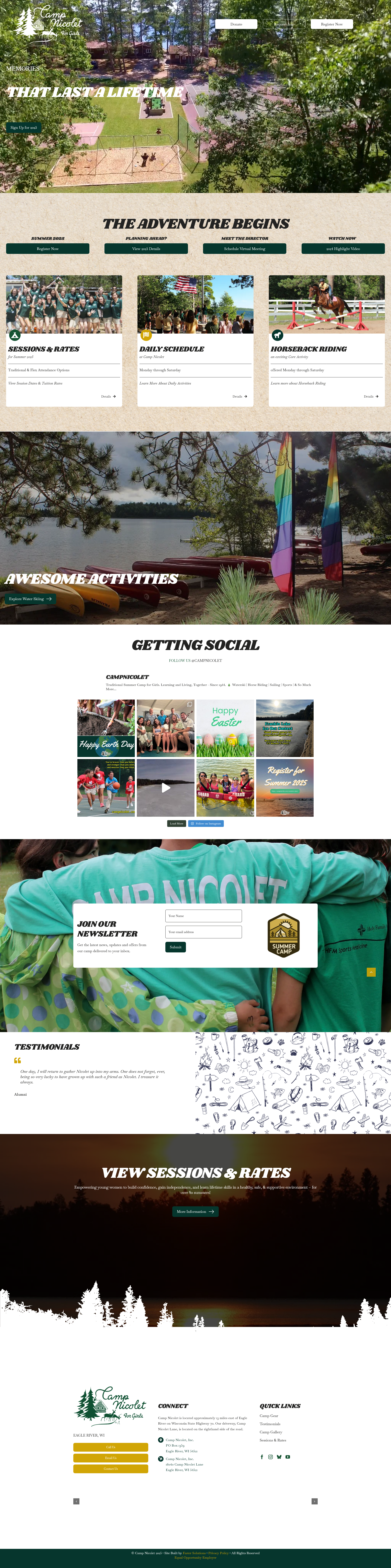 Camp Nicolet - Desktop